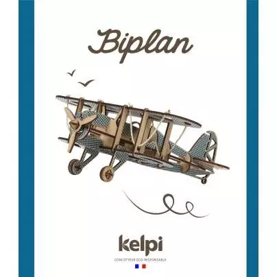 Biplan Bleu