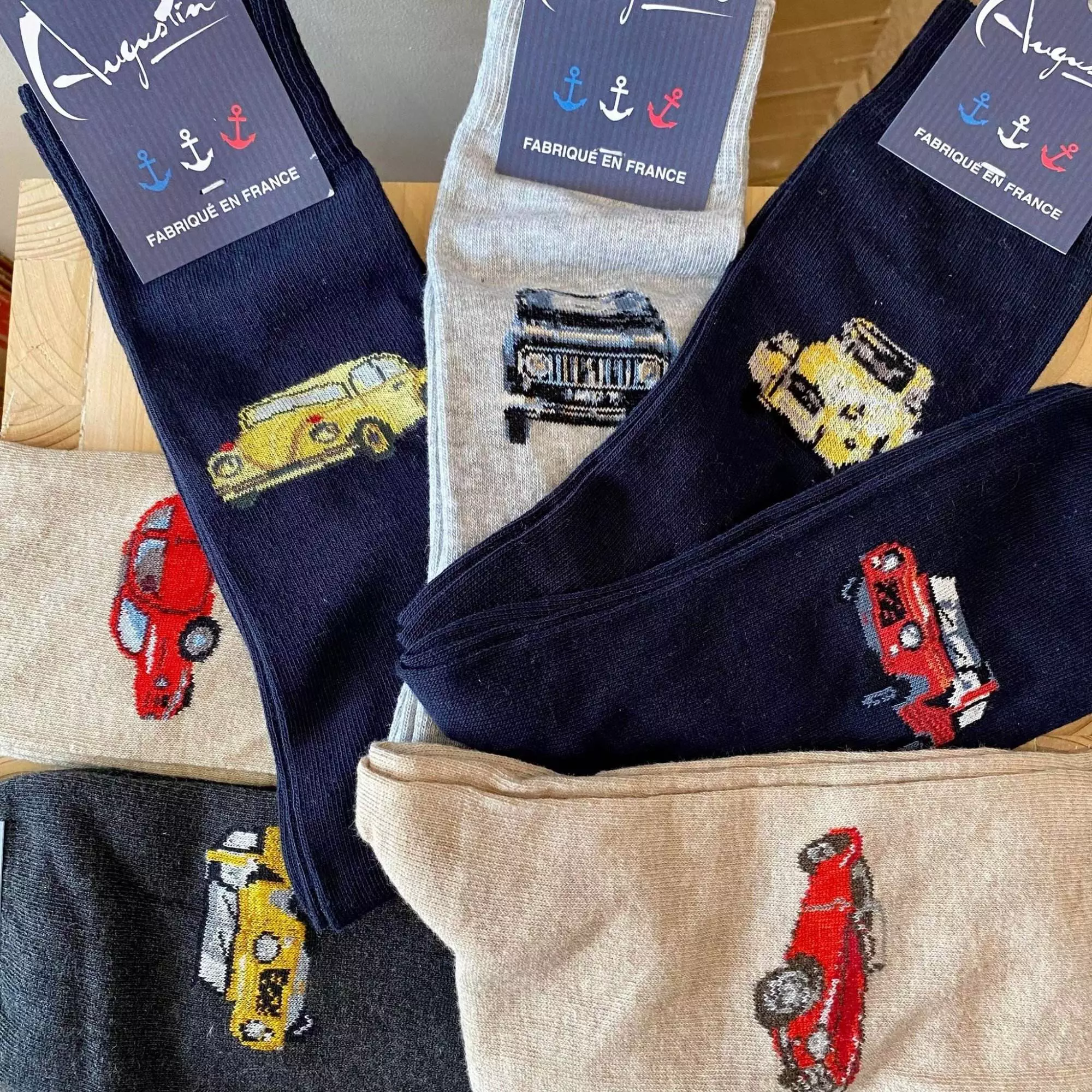 chaussettes made in france voiture