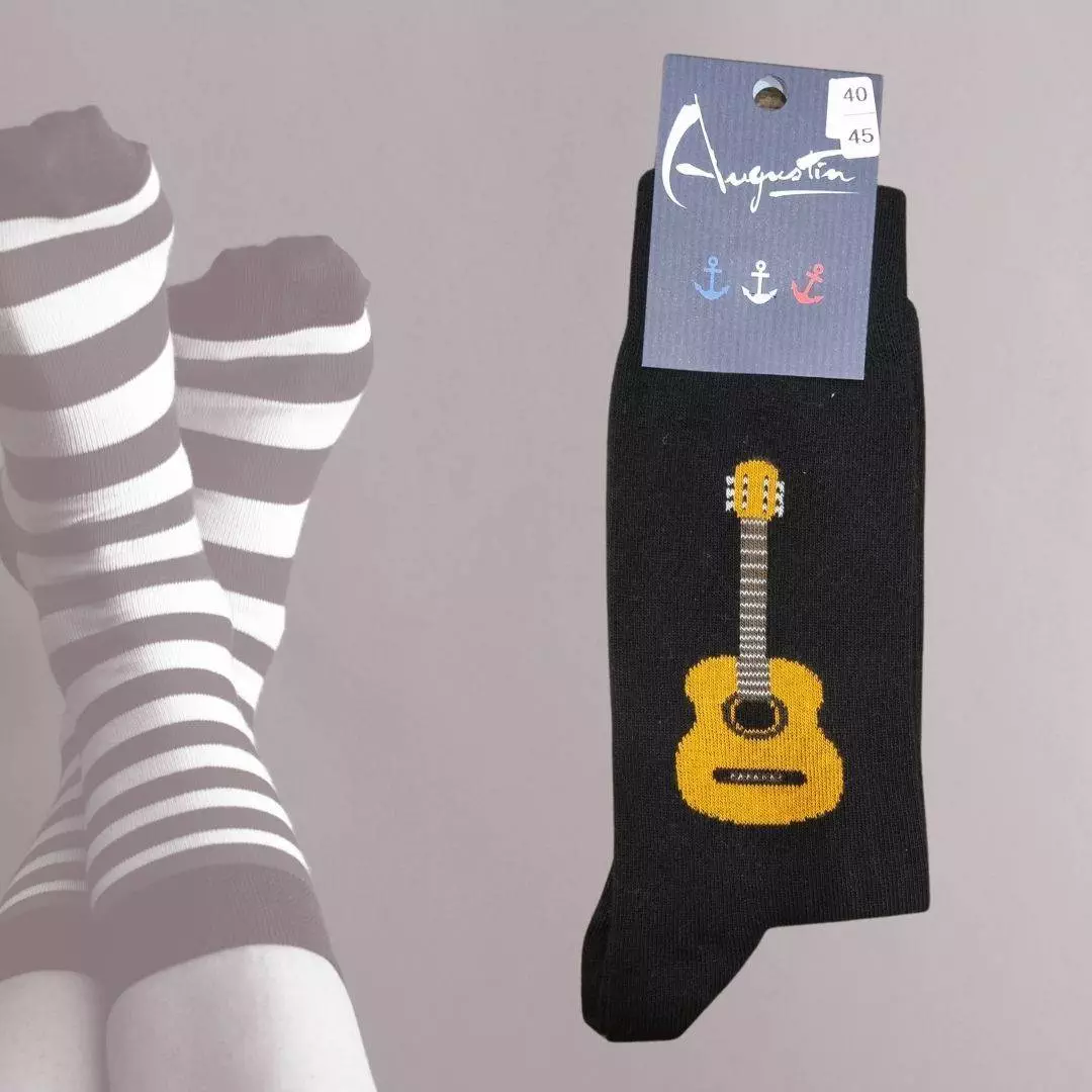 chaussettes guitare