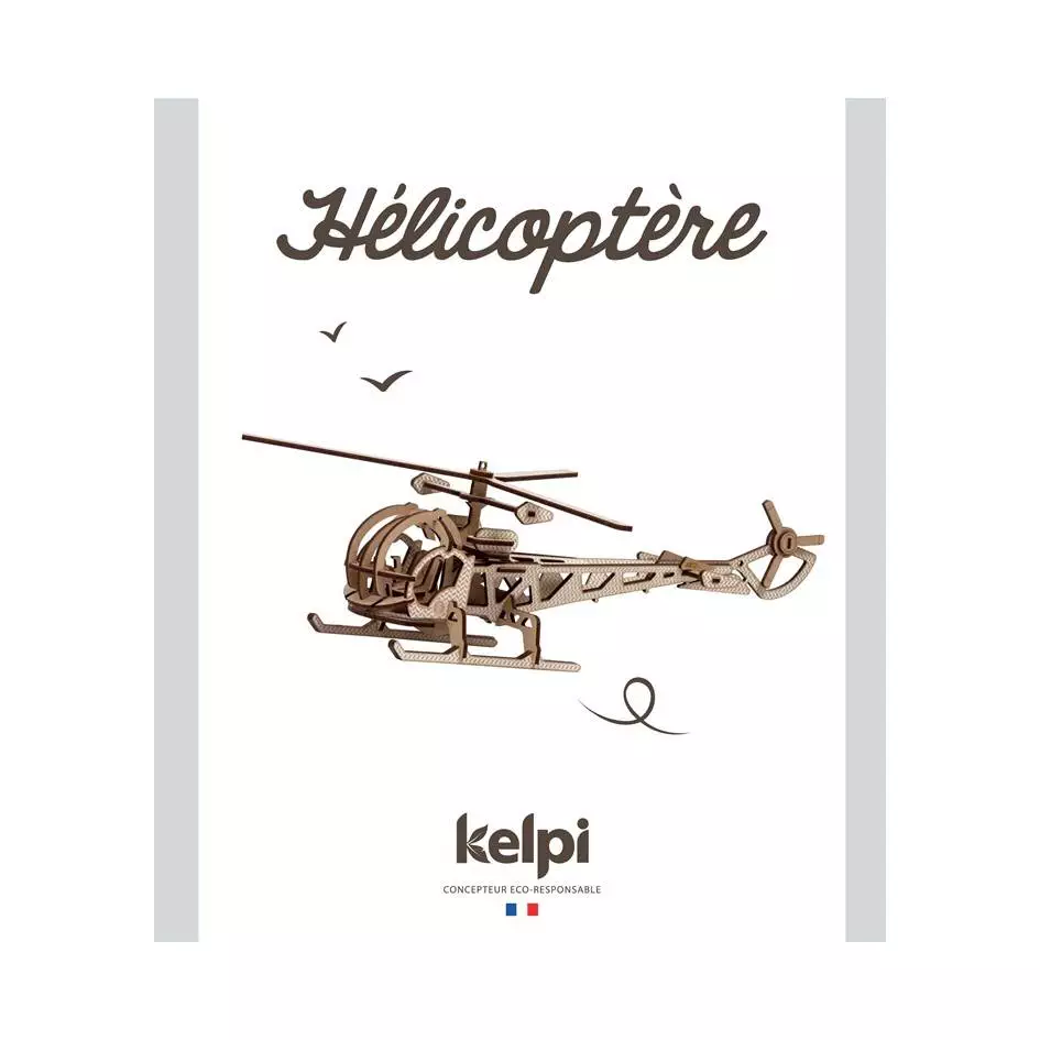 Hélicoptère Blanc Packaging Recto