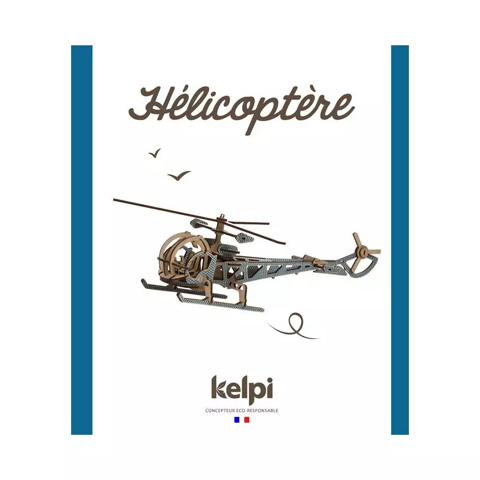 Hélicoptère Bleu Packaging Recto