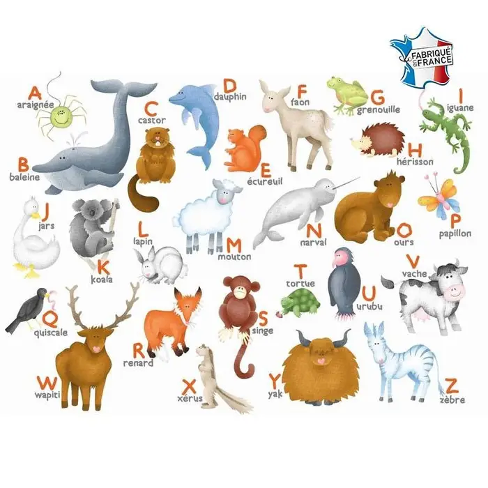 puzzle 12 pièces alphabet