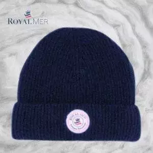 bonnet 100% laine "royal mer" différents coloris